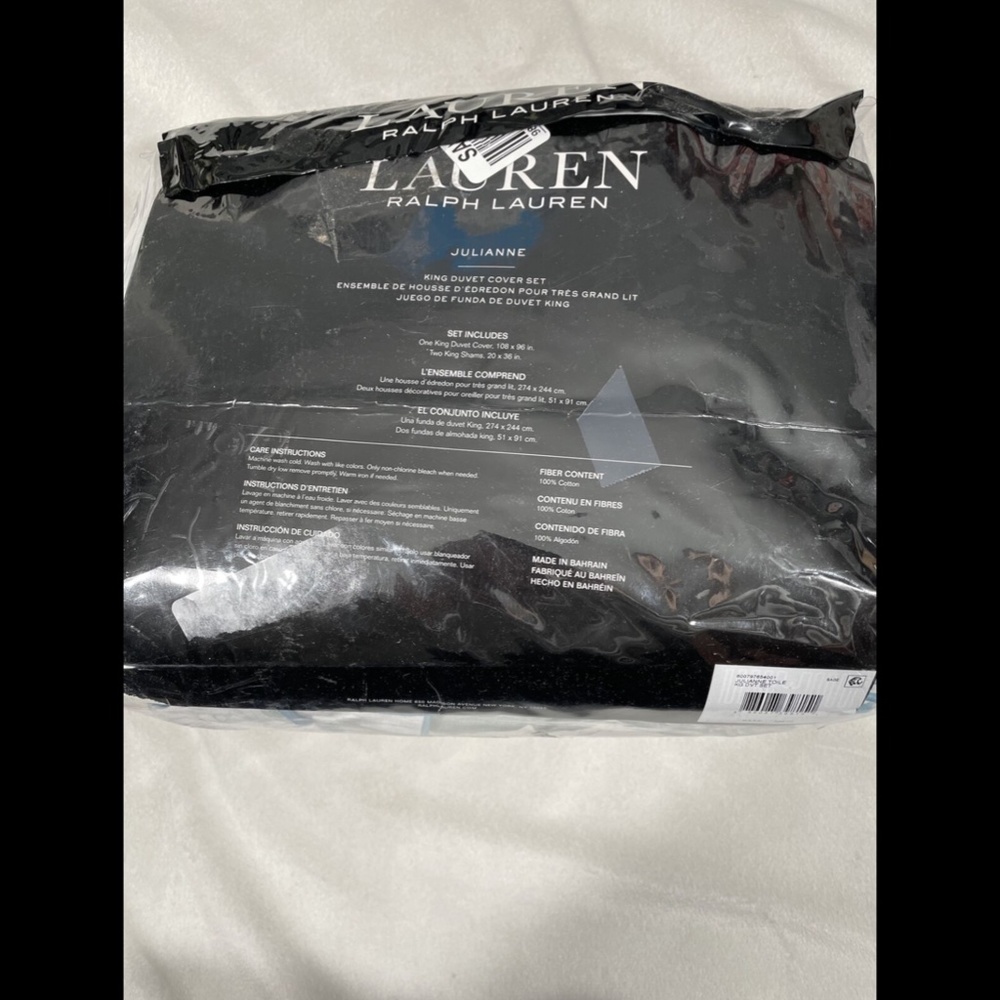 NIB Lauren Ralph Lauren 3PC Julianne Toile King Se - Picture 3 of 12